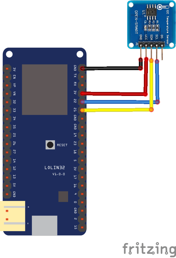 ESP32 and lm75