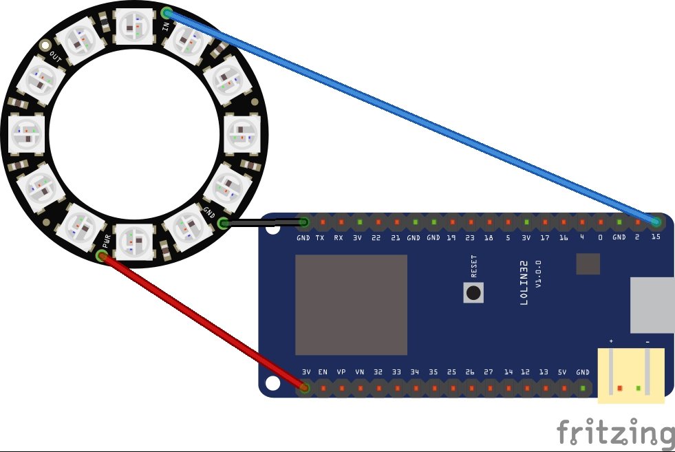 esp32 and led ring